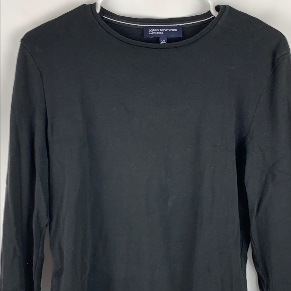 Jones New York long sleeve black